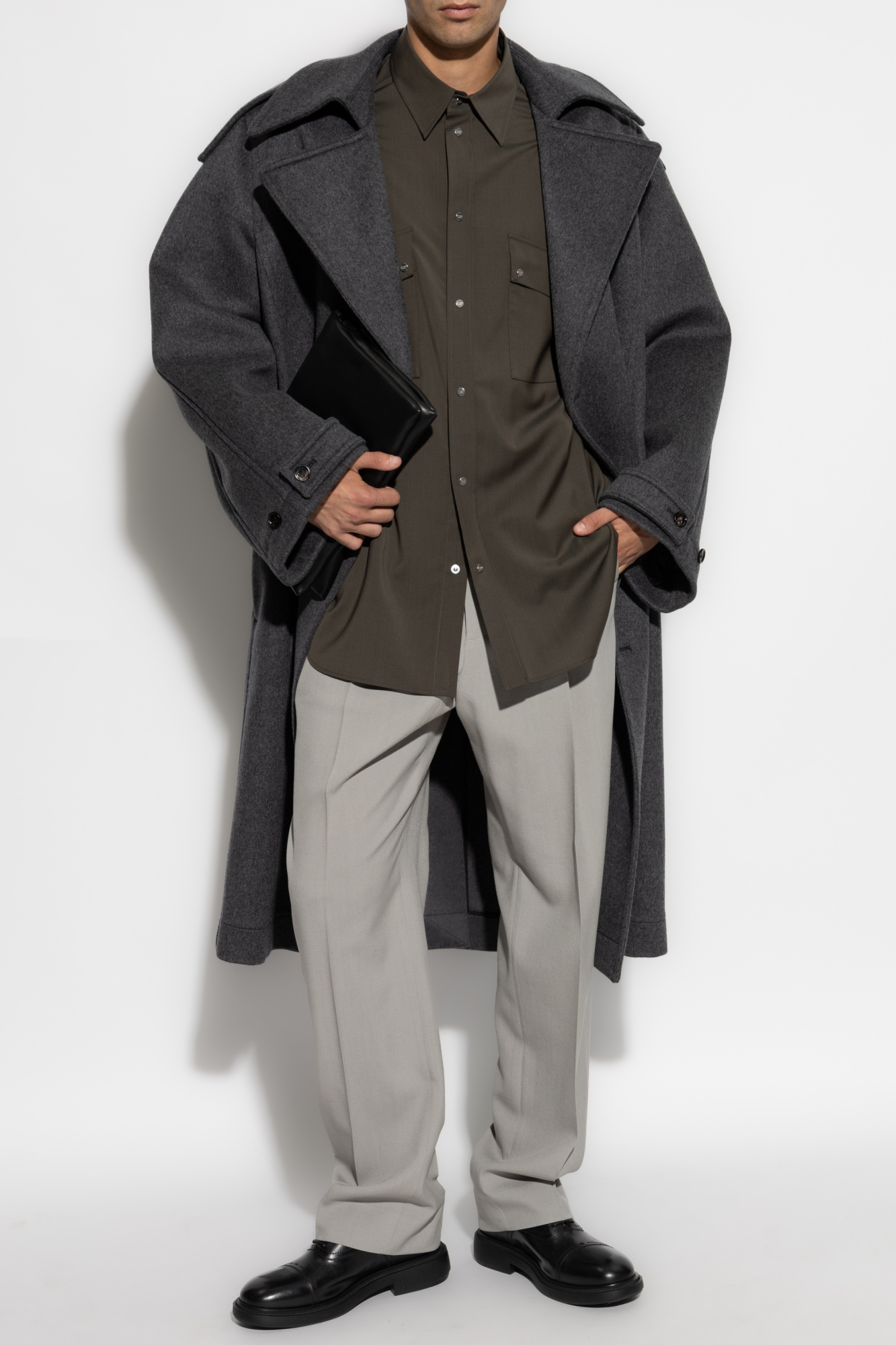 Fendi Wool shirt with pockets | Men's Clothing | Vitkac